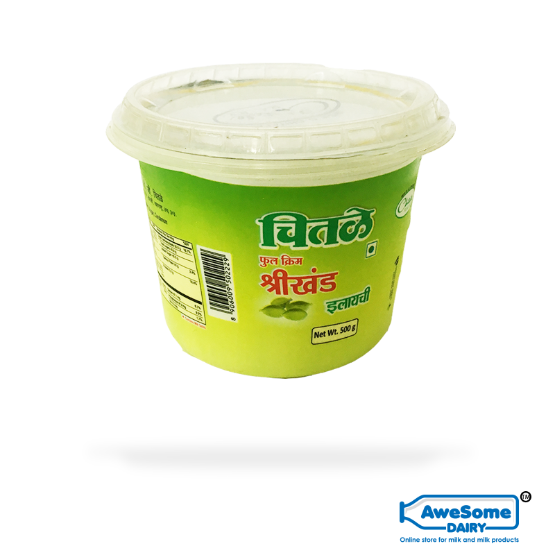 Chital Elaichi Shrikhand 500gm Full Cream Online on Awesome Dairy