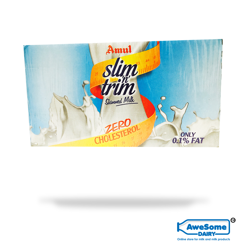 Get Amul Slim And Trim Milk Tetra Pack (12 Packets) Online