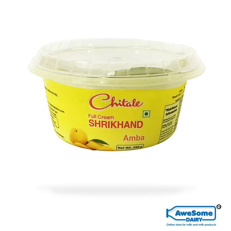Chitale Shrikhand Mango - Amba shrikhand Online on Awesome Dairy