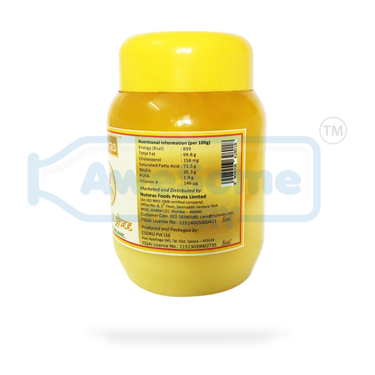 Pure Cow Ghee Online - Buy Nutoras Pure Cow Ghee Online 1ltr