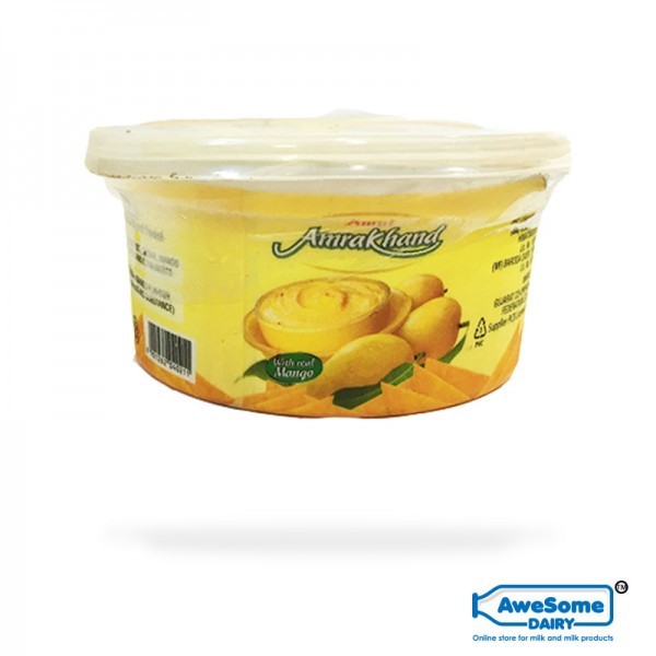 Amul Amrakhand 200g - Mango Shrikhand Buy Online On Awesome Dairy,amul-amrakhand