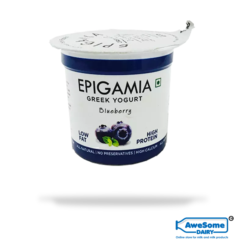 greek yogurt,Blueberry Yoghurt Online - Epiagmia Greek Yoghurt On Awesome Dairy,buy yogurt, yogurt online shopping,greek yogurt india